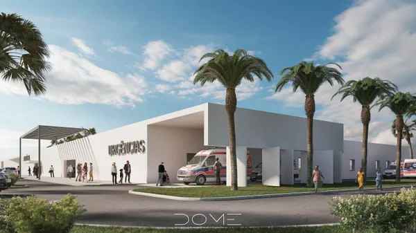 Hospital de Lobito — Imagens 3D 1