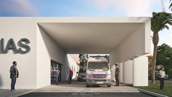 Hospital de Lobito — Imagens 3D 3